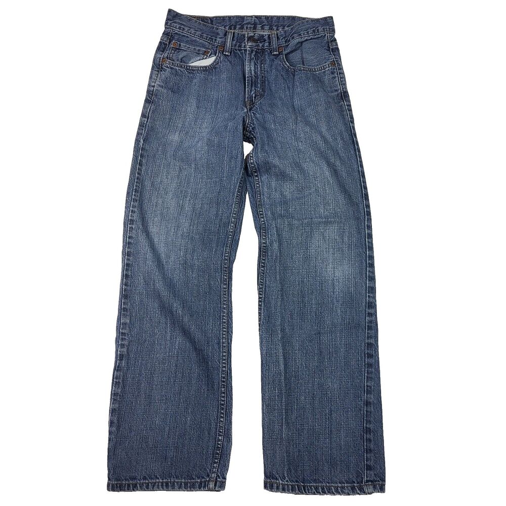 Levis 550 Jeans Men's 29x29 Blue Relaxed Fit Straight Leg Denim Made Pakistan